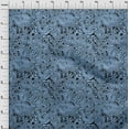 thumbnail image 4 of oneOone Viscose Jersey Blue Fabric Moire Diy Clothing Quilting Fabric Print Fabric By Yard 60 Inch Wide, 4 of 4