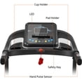 thumbnail image 2 of Folding Treadmill,2 in 1 Under Desk Treadmill,Walking Compact Treadmill,with Audio Speakers and Incline Adjuster,Running Machine for Home/Gym/Office, 2 of 7