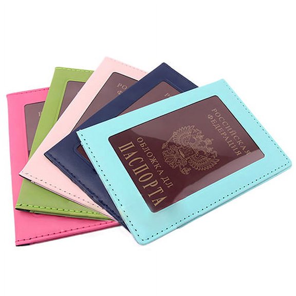 Ludlz Fashion Passport ID Card Document PVC Cover Case Holder Travel Protector