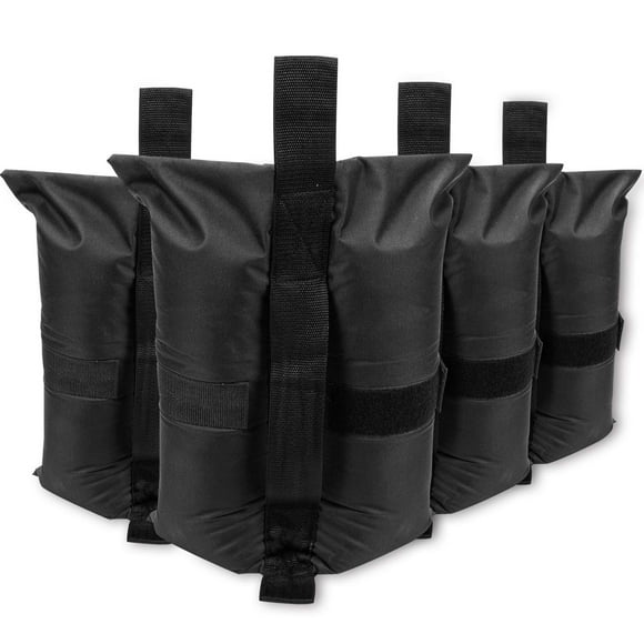Leader Accessories Heavy Duty Premium 600D 4Pcs/Pack Canopy Weight Bags Instant Shelters Gazebo Sand bags for Pop up Canopy 25Lbs/PC Upgraded Huge Capacity