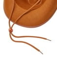 thumbnail image 2 of Cowboy Hat for Kids Girls Boys Wide Brim Hats Felt Western Cowgirl Hats for Cosplay Fancy Dress Dress-up Party, 2 of 7
