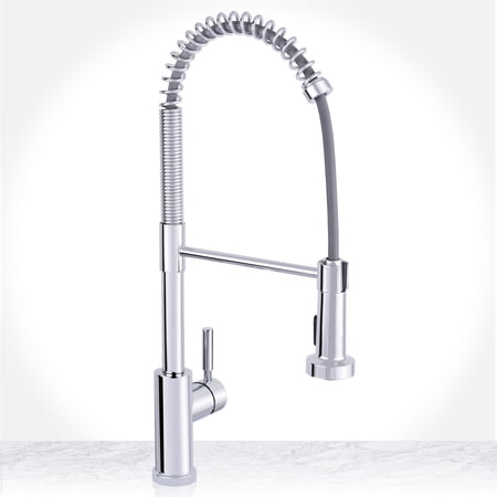 Miseno Mno281l 1.75 GPM Single Hole Pre-Rinse Kitchen Faucet - Chrome