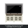 thumbnail image 6 of Better Homes & Gardens Trellis TV Stand for TVs up to 65", Ivory/Walnut, 6 of 14