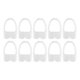 thumbnail image 1 of Lot de 10 protège-dents nocturnes en caoutchouc pour la protection athlétique contre le grincement des dents, 1 of 4