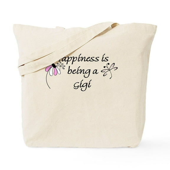 CafePress - Happiness Is Gigi Tote Bag - Unisex Canvas Tote Bag, Beige, 1-Piece