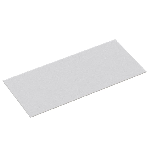 6061 Aluminio Hoja, 300mm x 150mm Rectángulo Aluminio Placa 2mm Grosor Plano Metal Surtido con Protectora Película