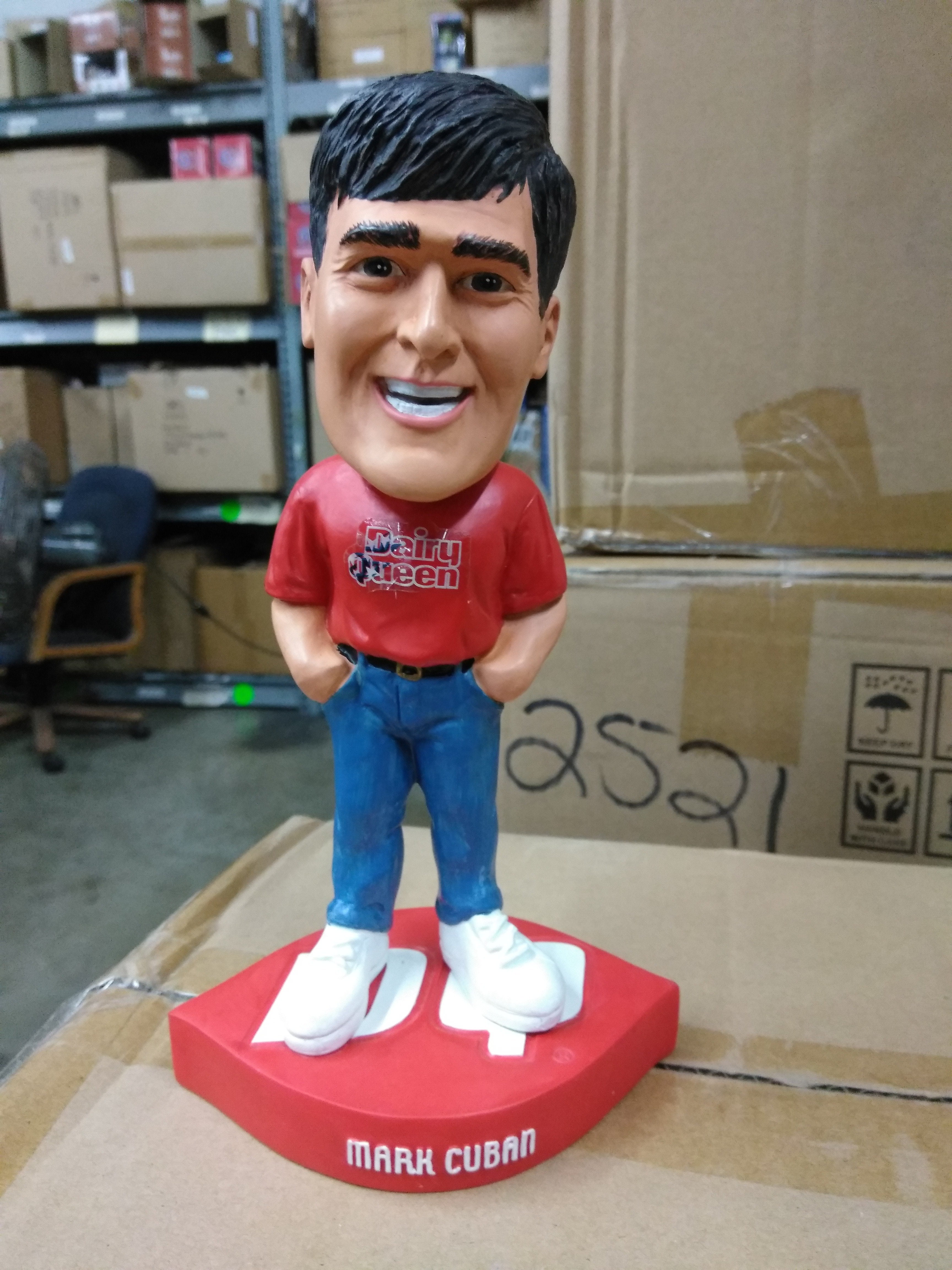 Mark Cuban Dairy Queen Shark Tank Mavericks Bobble Dairy Queen