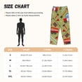 thumbnail image 4 of Lsque Cartoon Fire Truck Print Women's Pajama Pants, Lounge Pant - Comfortable Home Wear,Elastic Waistband, Stylish Design-Medium, 4 of 9