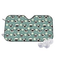 thumbnail image 2 of Lsque Cute Puppy Car Windshield Sun Shade | Accordion Folding Style Auto Shade for Car Truck SUV Van | Blocks UV Rays Sun Visor Protector | Medium, 2 of 7