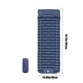 thumbnail image 3 of QISIWOLE Inflatable Camping Sleeping Pad, Extra Thickness 4 Inch Sleeping Mat with Built-in Pump, Compact & Ultralight Camping Air Mattress for Backpacking Hiking Tent Traveling, 3 of 7