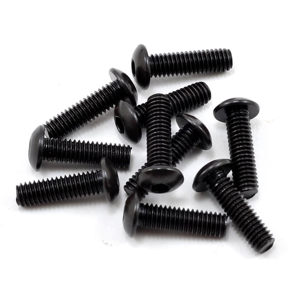 TEKNO R/C TKR1445 Vis de Tête de Bouton M4x14mm Noir (10) par TEKNO RC
