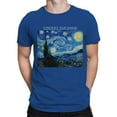 thumbnail image 2 of Starry Night by Vincent Van Gogh Men's T-shirt, 2 of 3