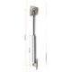 thumbnail image 4 of 2 piezas 100N pistones varilla hidráulica, soporte de elevación de gas para puerta de gabinete, resorte de gas para muebles con tornillos, 4 of 5