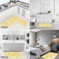 thumbnail image 6 of Kitchen Rugs and Mats 2 Pieces Shell Starfish Runner Rug Sets Yellow Coastal Coral Conch Soft Comfort Standing Kitchen Mats for Floor Absorbent Area Rugs Carpet Non Slip Cushioned Doormat, 6 of 9