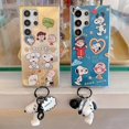 thumbnail image 2 of Cute Snoopy Charlie Brown Keychain Charm Phone Case Cover for Samsung Galaxy,iPhone 16 Pro, 2 of 8