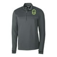 thumbnail image 2 of Men's-Cutter & Buck  Gray Nashville SC Traverse Stretch Eco Stripe Quarter-Zip Pullover Top, 2 of 3