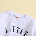 thumbnail image 5 of LUOGENLI Boys Shorts Size 7 Cargo Toddler Kids Boys Outfit Letters Prints Long Sleeves Tops Sweatershirt Pants 2Pcs Set Outfits Boys Shorts Size 7 Cotton Boys Shorts Size 7 Slim 12-18 Months, 5 of 6
