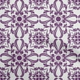 thumbnail image 1 of oneOone Polyester Spandex Purple Fabric Asian Block Floral Craft Projects Decor Fabric Printed By The Yard 56 Inch Wide, 1 of 4