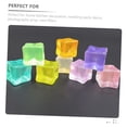 thumbnail image 4 of 30 Pcs Acrylic Ice Cubes Fake Ice Cubes Luminous Colorful Square Ice Photography Props Decorations, 4 of 5