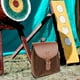 thumbnail image 5 of Riñonera portátil, mochila pirata, bolsillos de piel sintética, para cosplay, actividades al aire libre, hombre mujeres Marrón 2 Hugo  Paquete de cintura, 5 of 10