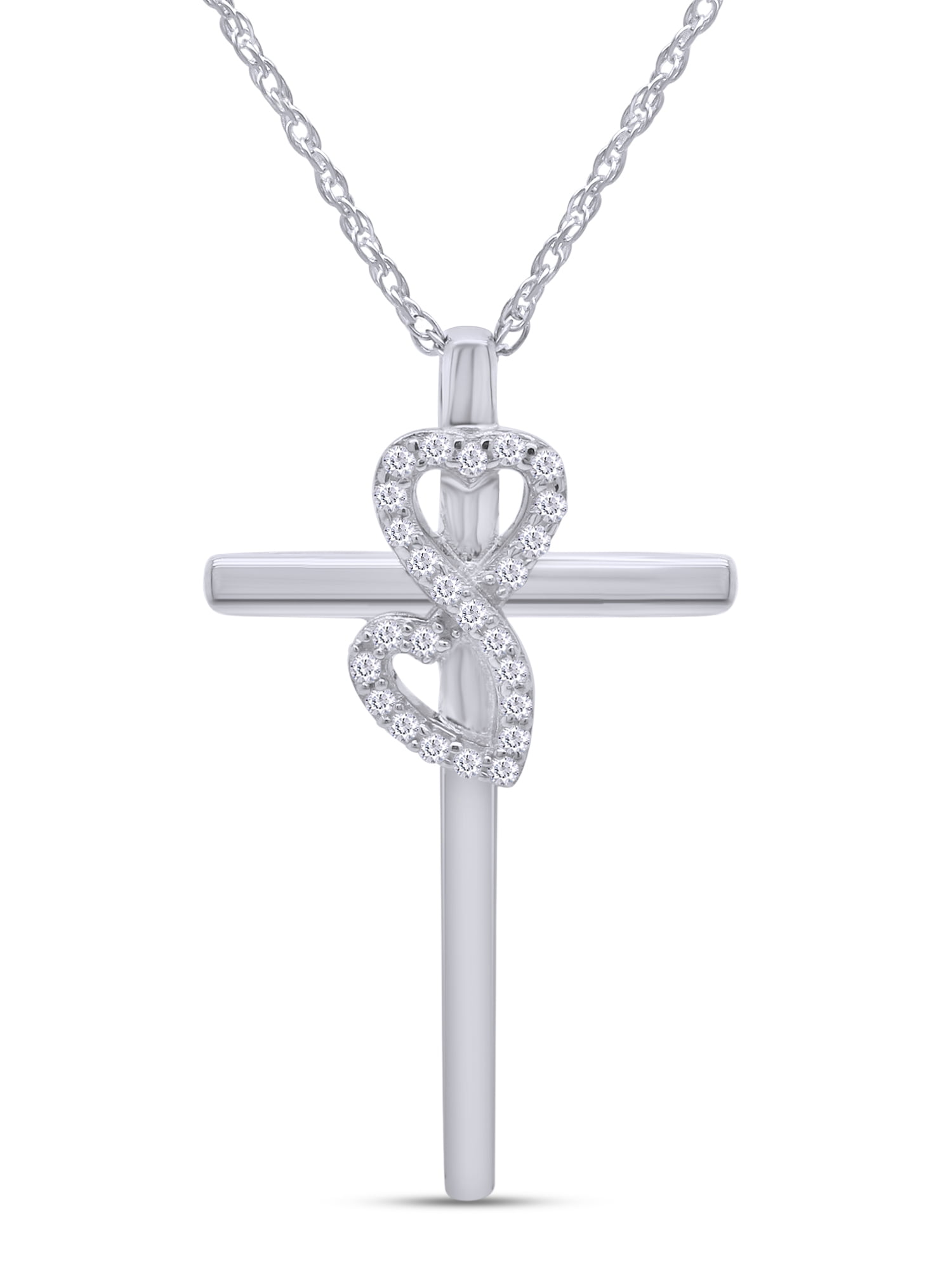 AFFY Diamond Cross Necklaces - Walmart.com