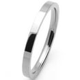 thumbnail image 2 of Women's 3MM Comfort Fit Stainless Steel Wedding Band Classic Flat Ring (Size 5 to 12) Size 11.5, 2 of 4