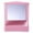 Pink*19x23cm, variant on Non Reversing Mirrors Glass Viewing Angle Selfs Hair Cutting Mirrors Precision True Images Real Reflection for Makeup Vanity