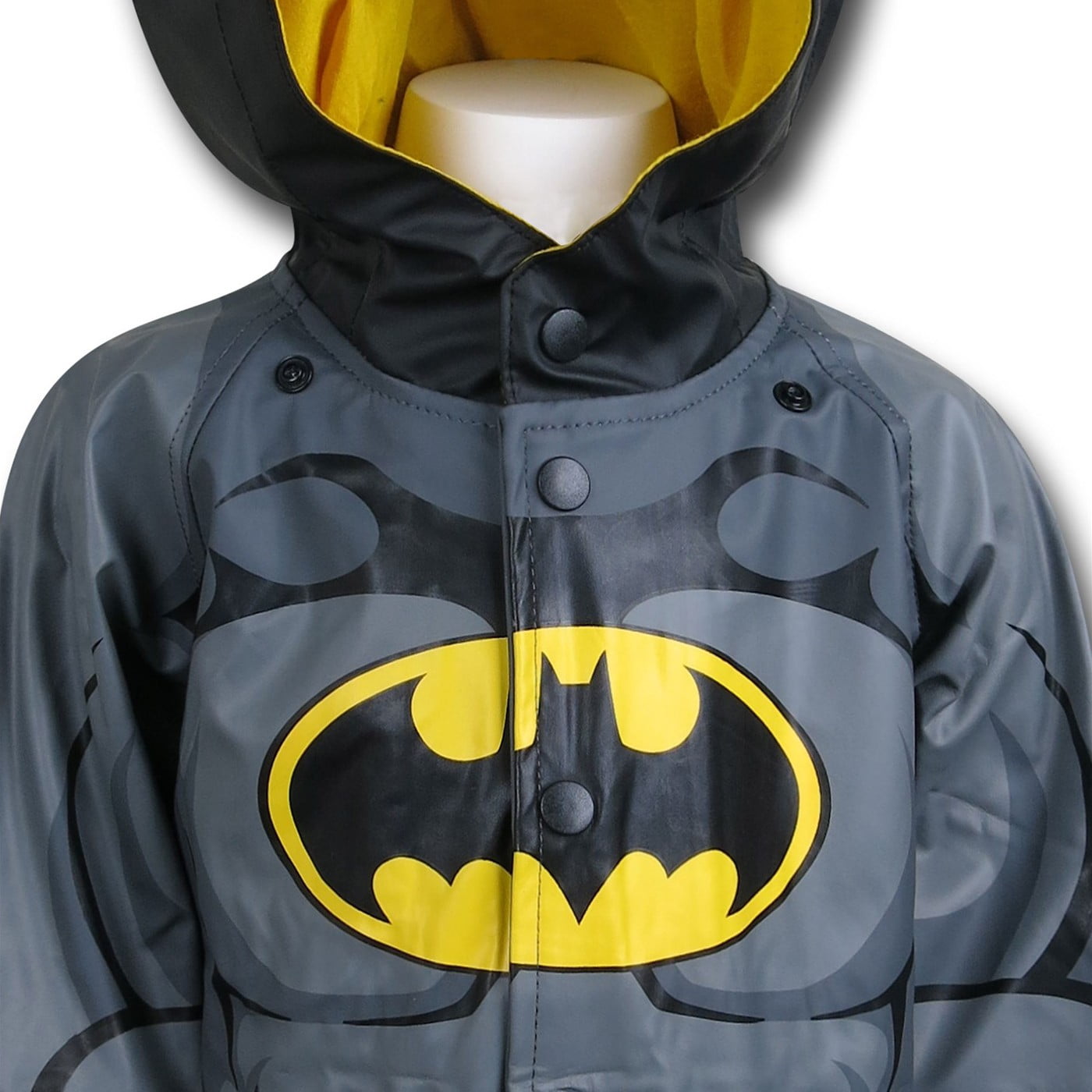 Batman raincoat and shop boots