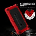 thumbnail image 4 of SOATUTO for 2022 Walmart Onn 8 8 inch Heavy Duty Case with Shoulder Strap Kickstand Soft Silicone Hard Back Hybrid Armor Protective Cover For Walmart Onn 8 Gen 3 2022 Model 100071483 - Red+Black, 4 of 6