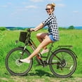 thumbnail image 5 of Gocio 26" City Commuter Electric Bike for Adults, 750W Peak Motor, 48V 7.8Ah (374Wh) Removable Battery, 19.8 Mph 7-Speed Ebike, UL2849 Certified, 5 of 13