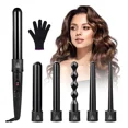 thumbnail image 1 of Ferros Para Cabello Profesionale Planchas Rizadora 6 En 1 Con Guantes Geenary, 1 of 8