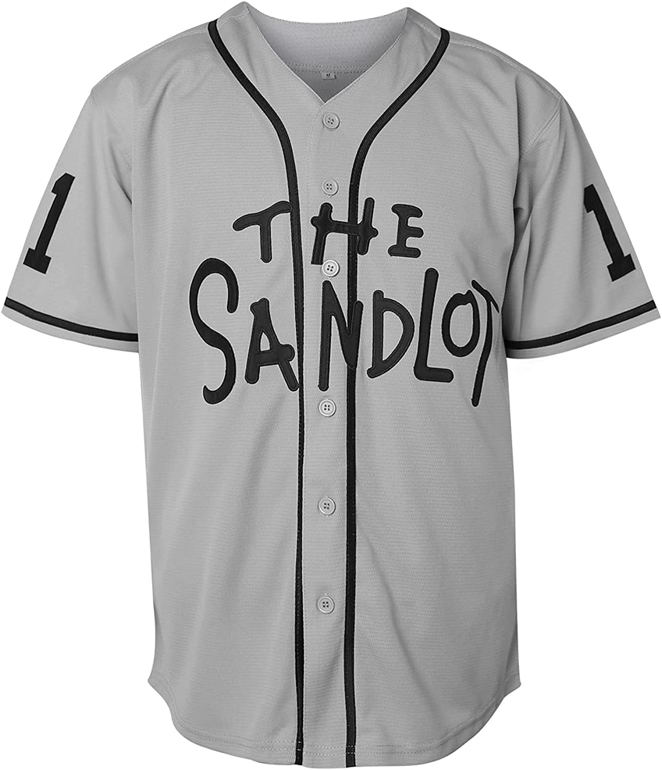 Movie The Sandlot Benny The Jet Rodriguez #30 Baseball Jersey Blue All  Stitched