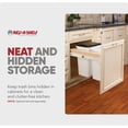 thumbnail image 5 of Rev-A-Shelf Top Mount Double Pullout Under Cabinet Trash Can, 35 Qt, 4WCTM-21DM2-162, 5 of 11