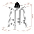 thumbnail image 4 of Winsome Tabouret de Comptoir Satori Saddle Seat, Noyer, 4 of 8
