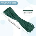 thumbnail image 2 of Uxcell Corde Paracorde Réfléchissante, Corde Paracorde Fluorescente pour Camping Randonnée Pêche Vert Foncé 49 Pieds, 2 of 7