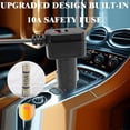 thumbnail image 4 of Car Satellite Power Cable, Satellite Car Charger Adapter Dual Fast Charging Ports Safe Stable IP68 Water Resistant with Digital Display for Phone, 4 of 7