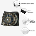 thumbnail image 6 of Fotbe Dot Mandala Men’s Total Support Pouch Boxer Briefs, X-Temp Cooling, Moisture-Wicking Underwear, Regular, Long-leg and Trunk-Medium, 6 of 9