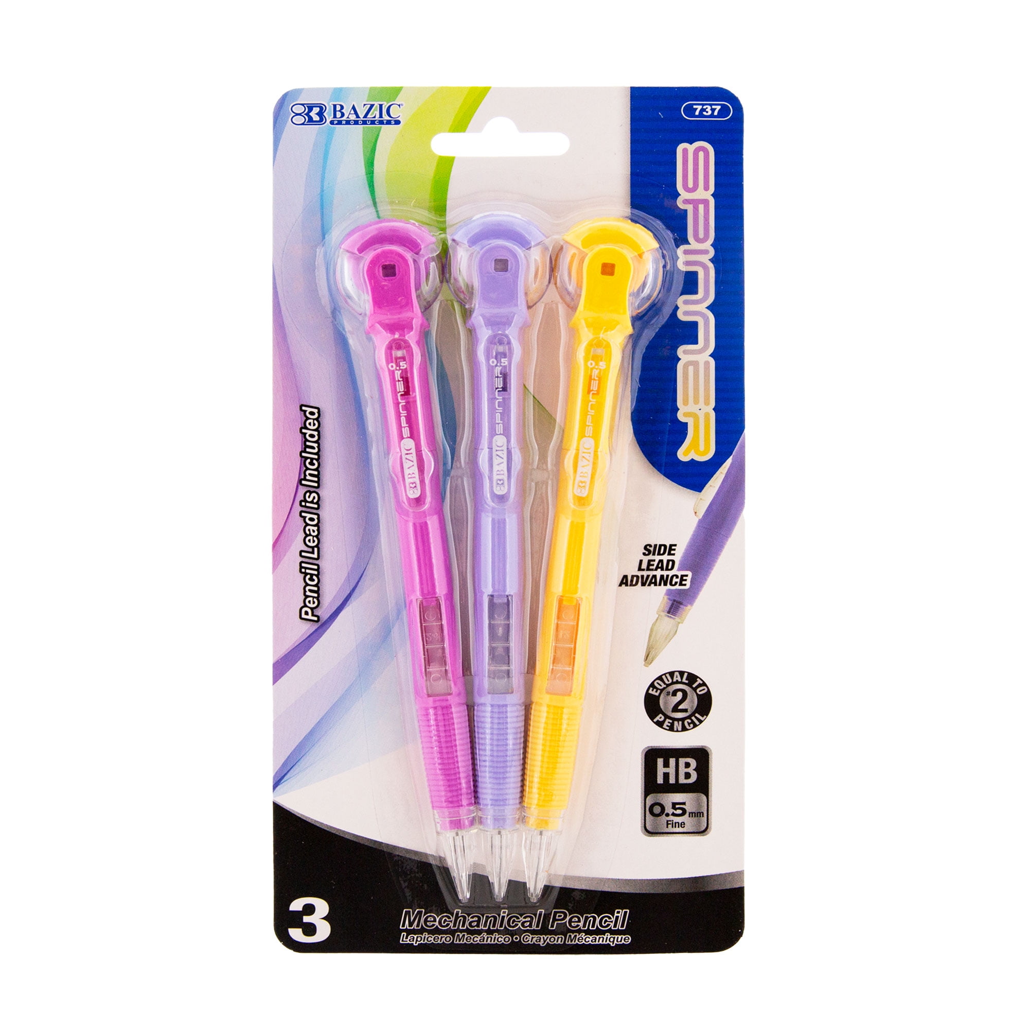 BAZIC Crown Dazzle 0.5 mm Mechanical Pencil (3/Pack) main image 1