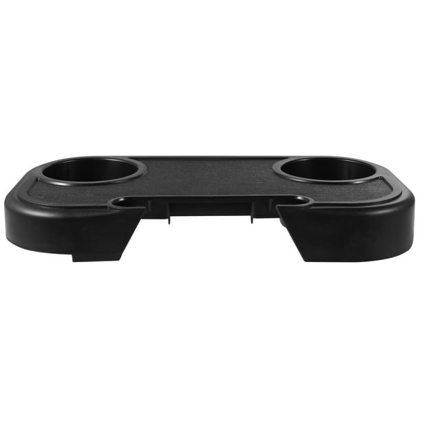 GOOHOCHY Sillón de plástico, bandeja para bebidas, portavasos, mesa auxiliar, portavasos