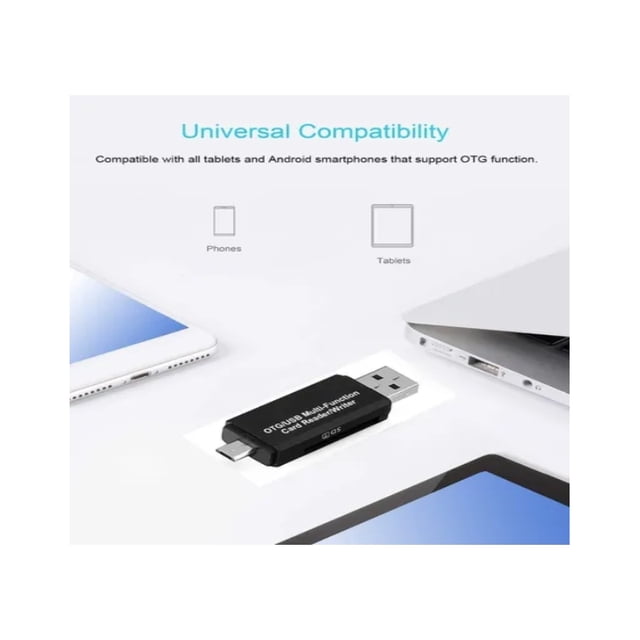 Adaptador USB Lector de tarjetas micro SD 3 en 1