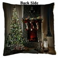 thumbnail image 2 of PKQWTM Christmas Interior Reversible Mermaid Cushion Cover Home Decor Sequin Pillow Case Size 16x16 inches, 2 of 2