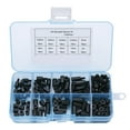 thumbnail image 1 of 180Pcs Plastic Hex Spacers Nylon Standoffs for Motherboards with White Storage Box Black, 1 of 8