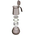 Bialetti 06660 Kitty Stainless Steel Stovetop Espresso Coffee Maker, 4