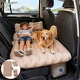 thumbnail image 4 of Premium Inflatable Car Mattress, Blue Gray & Beige Black, PVC Material, Portable Vehicle Bed for Backseat Rest, Camping, Picnic & Travel, Practical Car Accessories for Men, 4 of 14