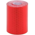 thumbnail image 3 of Cinta Reflectante, Cinta Reflectante Autoadhesiva de Alta Intensidad Marcado de Seguridad Impermeable 50 mm x 3 M 2 Rollos, Rojo, 3 of 5