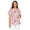 Cat Ice Cream Pattern, variant on Binienty Monkey Doctor Scrub Top Stretchy Short Sleeve, Medical Nursing Uniform with Pockets for Healthcare Workers Women