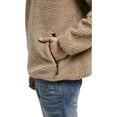 thumbnail image 5 of BRANDIT INDIVIDUAL WEAR Adult Male Fleece Quarter Zip Jacket, Color: Camel, Size: XL (5022-20070-XL), 5 of 7
