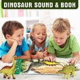 thumbnail image 4 of Libro de sonidos de dinosaurios OleFun de Dinosaur Toys con 12 figuras de más de 3 años, 4 of 9