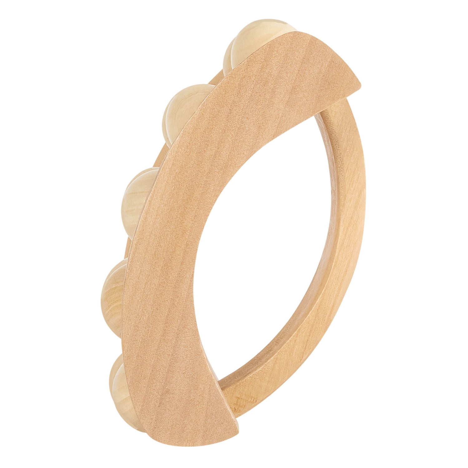 Brookstone Handheld Wooden Body Massager, Wood, WL1163-CMA