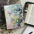 thumbnail image 4 of FOR U DESIGNS Daisy Hummingbird Bible Case for Girls Portable Sturdy Leather Bible Cover Size X-Large Wear Resistant Bible Bag with Handle Bible Bag for Women Organizer Bible Accessories, 4 of 7
